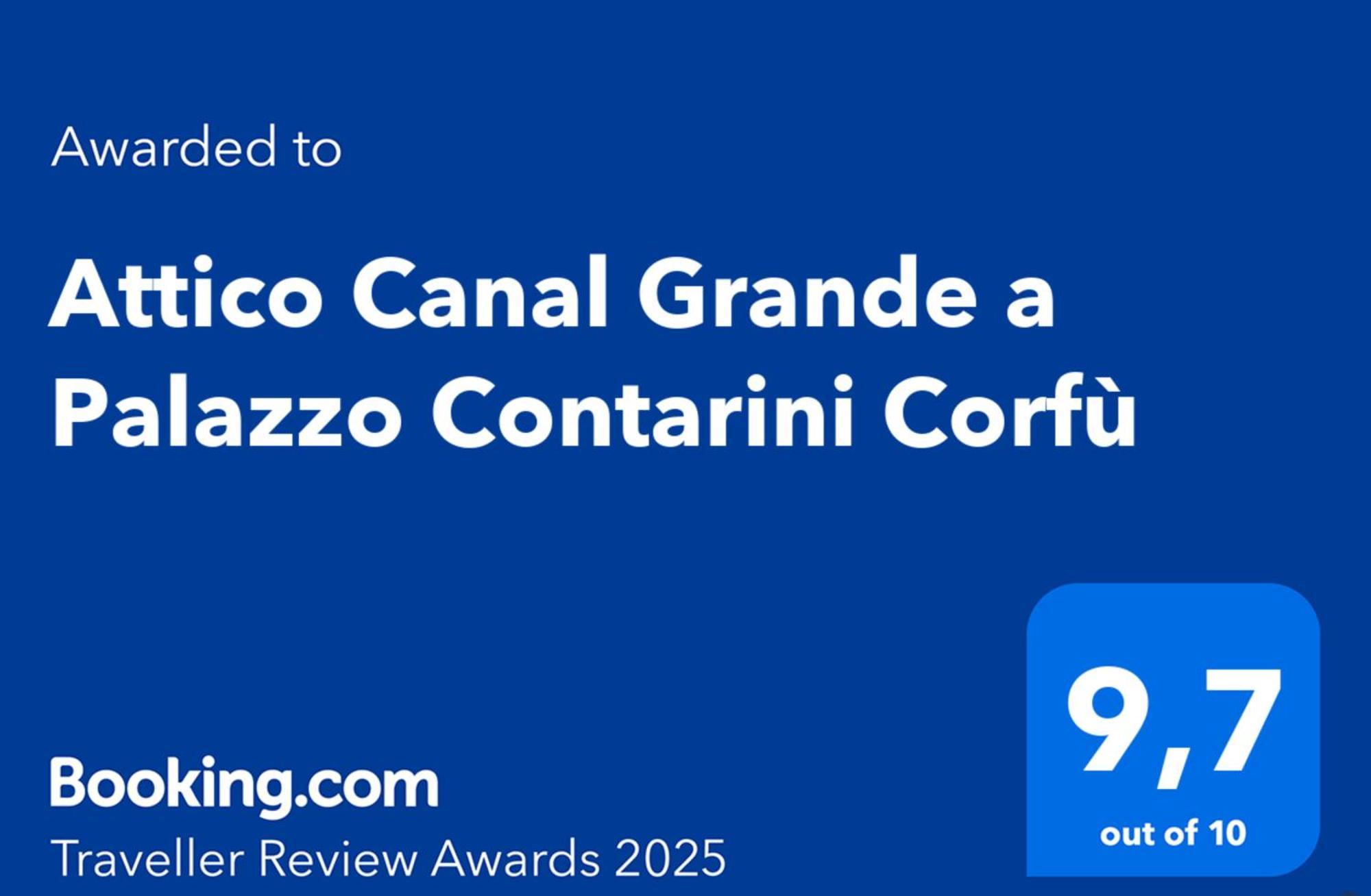 Attico Canal Grande A Palazzo Contarini Corfu Venetië Buitenkant foto